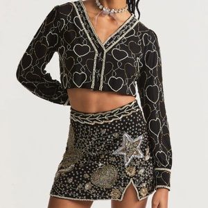 Love Shack Fancy Norima Crop Cardigan